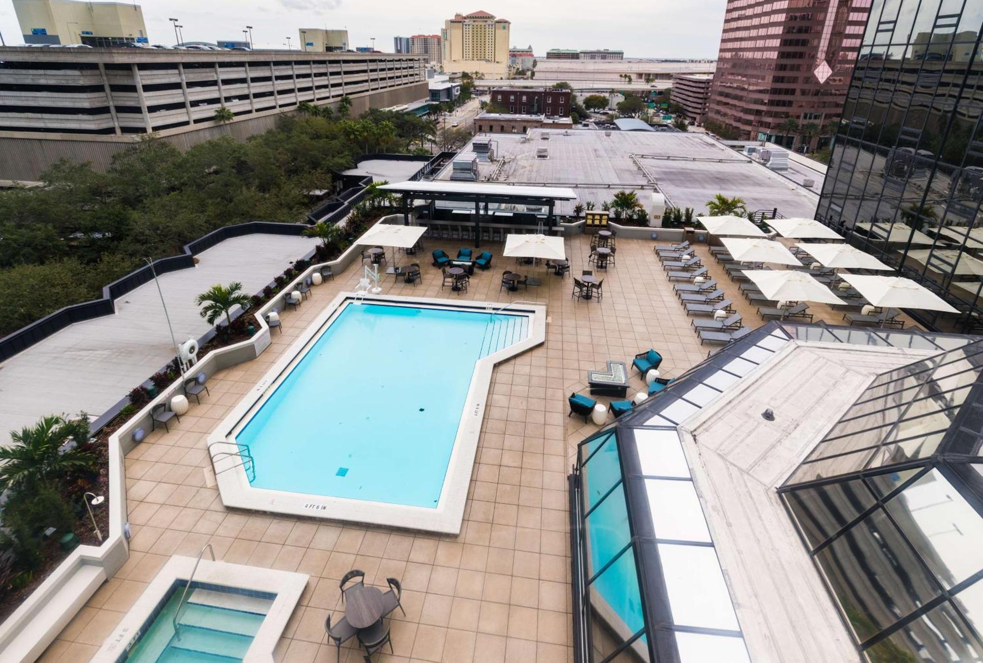 Hilton Tampa Downtown Hotel Bagian luar foto